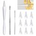 3 in 1 Ear Wax Removal Tool 2022 Q-Grips Ear Wax Remover Reusable and Washable Replacement Soft Silicone Tips for Deep Cleaner Earwax Ear Wax Removal Kit Contains 3 Types of Ear Cleaner Tools