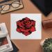 Red Rose Flower Microfiber Lens Cleaning Cloths - Premium Quality Perfect for Glasses & Screens - LC00024963 - Buy Online on GoSupps.com