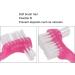 Portable Denture Cleaning Brush for Elderly - Plaque Removal Toothbrush for False Teeth - Pink Denture Brush for Home & Travel - Buy Online on GoSupps.com