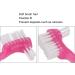 Portable Double-Head Cleaning Brush for Artificial Teeth | Effective Plaque Removal for Elderly | Pink Prosthesis Toothbrush - Buy Online on GoSupps.com