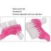 Elderly Portable Denture Cleaning Brush - Plaque Removal Tool for False Teeth - Pink - Buy Online on GoSupps.com