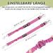 Slowton Dog Harness with Safety Belt for Car - Breathable Light Pink Seat Belt with 2 Carabiner Hooks | Medium Size - Buy Online on GoSupps.com