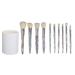 Cosmetic Brush Set Makeup Brush Set 10 Pieces Professional Soft Bristles Easy Coloring for Home