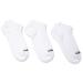 adidas Unisex Thin Linear 3 Pairs Sneaker Socks L White/Black