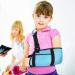 Kids Arm Sling with Waist Strap - Padded Medical Child Shoulder Immobilizer for Broken Arm, Elbow, Wrist - Rotator Cuff Support - Buy Online on GoSupps.com