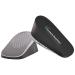 Correct Position Heel Lift Inserts Thick Heel Cushioning Height Increase Insoles Heel Cup Shoe Heel Inserts for Heel Spurs Heel Pain Plantar Fasciitis Achilles Tendonitis (1.8" Height Black) 1.8" Height Black