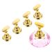 Beatifufu 1 Set Nail Holder Fingernail Stands Nail Training Holder Stand Magnetic Nail Gems for Nails Nail Tip Display Stand False Nail Painting Stand Nails Gems Crystal Easel Manicure 3.5X3.5X2CM Pink