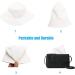 Sydbecs Reversible Cotton Bucket Hat - White | Summer Sun Beach Cap for Women Men - Buy Online on GoSupps.com