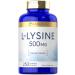 Carlyle L-Lysine 500 mg | 250 Caplet Capsules | Amino Acid Supplement | Vegetarian Non-GMO & Gluten Free