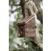 Garden Mile 2x Natural Wooden Bird Houses - Traditional Hanging Wild Bird Nesting Boxes for Outdoor Garden Decor - Buy Online on GoSupps.com