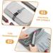 Baluue 4pcs Multifunctional Storage Bag Travel Pouch for Hair Styling Tools Folding Comb Men Leather Grey 69X35CMx4pcs Greyx4pcs - Buy Online on GoSupps.com