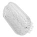 Two-sided Cleaning Scrubbing Brushes for Toes and Nails Cleaner Fingernail Dust Dirt Cleaning Manicure Pedicure Nail Tools (Color : White)