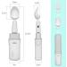 GYENNO Parkinson Spoon for Hand Tremors - White (3.9 x 1 x 1.2 inches) - Buy Online on GoSupps.com