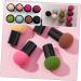 POPETPOP Simple Puff 30 Sets Mushroom Head Puff Girl Hydrophilic Polyurethane Makeup Powder Girl Makeup Pad - Buy Online on GoSupps.com