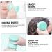 Mikinona 1pc Three-in-one Bath Brush Face Scrubbers Facial Cleansing Brush Scalp Exfoliator Brush Skin Care Brush Face Exfoliator Brush Gentle Exfoliating Brush Skin Care Shampoo 8.6x7cm Green - Buy Online on GoSupps.com