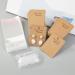 Femtindo 150 Pack Brown Earring Display Cards with Bag - DIY Jewelry Packaging for Studs - 5x6.5cm Size - Earrings Holder for Selling - 1 Count (Pack of 150) - Buy Online on GoSupps.com