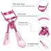 Uranian Pink Eyelash Curler with 2 Silicone Pads - Glitter Handle Lash Curler for Women and Girls - Buy Online on GoSupps.com