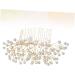 Didiseaon Crystal Hair Comb Wedding Hairpin Rhinestone Headpiece Bridal Hair Accessory Bridal Hair Clip Crystal Headpiece Hair Clips Pearl Hair Comb Bride Metal Hair Accessories - Buy Online on GoSupps.com