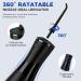 350ML Cordless Water Flosser - Rechargeable Oral Irrigator with 7 Jet Tips & 5 Pressure Modes for Teeth Cleaning | Ideal for Home & Travel (Black & Gray - Buy Online on GoSupps.com