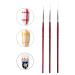3 Pcs Nail Art Liner Brushes Set - UV Gel & Acrylic Painting Tools for DIY Manicure - Perfect Striping Brush Pen for Nail Art - Buy Online on GoSupps.com