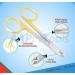 AAProTools 4 Gold Cuticle Scissor Nipper - Professional Grade Stainless Steel Cuticle Trimmer for Manicure Pedicure - Sharp Cuticle Remover for Travel - Buy Online on GoSupps.com