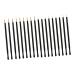 Didiseaon 100pcs Eyeliner Brush Thin Angled Eye Makeup Tools Disposable Eyeliner Applicator Make up Cosmetic 10*0.5cm As Shown