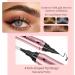 XFSRG Eyebrow Pen Doublesided 2in1 Smooth Eyebrow Pen Double Brush Eyeliner Waterproof Fourheaded Fork Fideal for Beauty Lovers Light Brown + Black Light Brown and Black - Buy Online on GoSupps.com