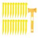Tent Stakes for Sand Plastic Tent Stakes Heavy Duty Lighter and Safer Than Tent Stake Metal 9 Inch Yellow Tent Stakes for Sand/Sand Stakes for Beach (24 Pack)