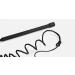 Horse Lunge Whip & Training Stick - 5.9ft with Detachable 6.3ft Drop - Ideal for Dogs and Horses - Black Color - Buy Online on GoSupps.com