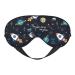 Space Sleep Mask Adjustable Double -Sided Eye Mask Soft Sleeping Eye Covers for Sleeping Perfect Shading Reduce Eye Edema