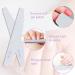 URAQT 6PCS Professional Nail Files 100/180 Grit Double-Sided Emery Board Washable Nail Buffer Files Curved Fingernail Files for Nail Grooming and Styling - Buy Online on GoSupps.com