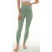 Joy2fitt High Waist Tummy Control Yoga Pants | Non-See Through Compression Leggings - Light Green, XL - Buy Online on GoSupps.com