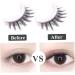 Self Adhesive Eyelashes Waterproof Thick False Lash Reusable Long Fluffy Eyelashes 1Pair. Long Style - Buy Online on GoSupps.com
