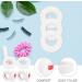 EXCEART 6 Rolls lashes extension supplies adhesive tape adhesive fabric eyelash tape breathable dedicated lash supplies eyelash tool patch extension belt - Buy Online on GoSupps.com
