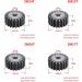 GatherTool 1 Piece #45 Stahl Metal Spur Gear - 2 Module Motor Rantle Wheel 10 to 25 Tooth Options (22 Teeth) - Buy Online on GoSupps.com