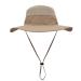Dorriso Unisex Buschh t t Uppf 50+ Beach foldable Safarihut Reisen outdoor hat Fischerhut anglerhut garden hat mountaineering camping hat women men sun hat l brown b