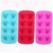 Zerodeko 6 Pcs Ice Cube Silicone Molds Chocolate Candy Fudge Molds Chocolate Mold Ice Tray Ice Box Soap 21X10.4X3cmx2pcs Assorted Colorx2pcs - Buy Online on GoSupps.com