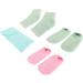 Qukaim Spa Socks Moisturizing Gel Socks and Neck Wrap Set for Home Beauty Salon Spa Socks for Moisturizing Dry Skin Cracked Heels and Cuticles - Buy Online on GoSupps.com