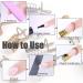 10 PCS Nail Forms Aluminum Nail Art Forms Tips Reusable Nail Extension Guide Protector Nail Accessories Manicure Tool for Acrylic UV Gel French Nail Art Salon Home Use - Buy Online on GoSupps.com