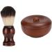 Uxsiya Soap Bowl Badger Hair Shaving Brush Shaving Cream Soap Bowl Beard Cleaning Tool Kits(Hu Brush + soap Bowl) - Buy Online on GoSupps.com