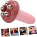 Minkissy 3PC Massage Roller Set - Body Percussion Massager & Muscle Roller Stick - Manual Roll Massage Devices - Rosa 14.5x7.5CM - International Shipping Available - Buy Online on GoSupps.com