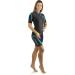 Cressi Women's Shorty Wetsuit - 3mm Neoprene for Scuba Diving, Snorkeling, Windsurfing - XX-Large Black/Aquamarine - Buy Online on GoSupps.com