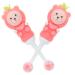 Buifulsic 2st children's toothbrush with soft bristle manual toothbrush toddler toothbrush for children children's toothbrushes children toothbrush round head travel pebbles pink 1 piece (1 Pack) pink