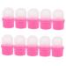 20 Pi ces Nail Polish Removal Covers Reusable Soaker Caps For Manicure And Nail Polish Soaking Safe Material For Daily Use And DIY