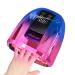 MINI LOP Cordless UV LED Nail Lamp  90W Gel Nail Lamp Rechargeable Professional Nail Dryer UV Lights for Nails with Auto-Sensor 4 Timer (Purple & Blue)