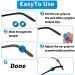 JOAOXOKO Glasses Ear Handles - 24 Silicone Bristles to Prevent Slipping for Kids & Adults - Perfect for Sunglasses - Buy Online on GoSupps.com