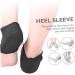 Buy 2 Pairs Heel Warmer Covers | Achilles Cushion & Support Sleeves | Warm Socks Black - International Shipping Available - Buy Online on GoSupps.com