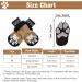 Pupeck Double-Sided Anti-Slip Dog Socks - 2 Pairs with Adjustable Straps for Indoor Use | Summer Paw Protection for Medium Dogs | Traction Control on Hardwood Floors - Khaki - Buy Online on GoSupps.com
