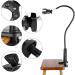 Pet Dog Cat Hair Dryer Holder stainless Steel No - Hands Blow Dryer Holder with Clamp Adjustable 360 Degrees Rotatable for Dog Pet Grooming Table - Buy Online on GoSupps.com