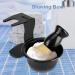 HEEPDD 3-in-1 Professional Men's Shaving Set | Shaving Bowl Rack & Brushes for Beard Care | Ideal for Personal & Professional Use - Buy Online on GoSupps.com